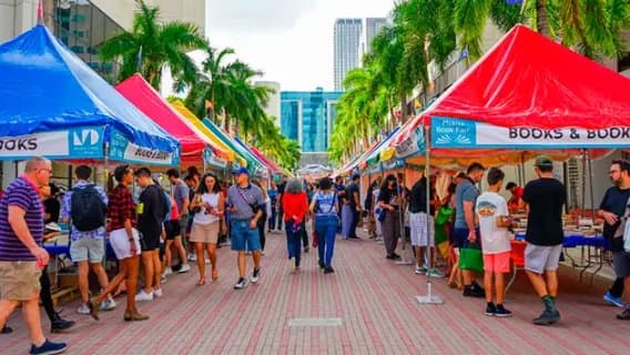 Miami Book Fair Street Fair